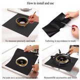 Max Maxb Gas Stove Furnace Surface Protection Mat Oil-proof Anti-fouling Pads 0.11mm