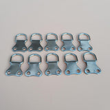 Maxbell 10pcs Heavy Duty D Ring Picture Hangers Double Hole Photo Frame Hanging Hook