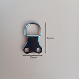 Maxbell 10pcs Heavy Duty D Ring Picture Hangers Double Hole Photo Frame Hanging Hook