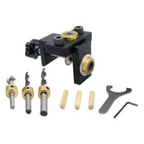Max Aluminium Alloy 3 in 1 Puncher Locator Wood Dowel Hole Drilling Guide Jig A