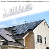 Max Stainless Steel Birds Control Spikes Pigeons Spikes Scares for Garden A