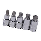 Max 5 Pieces 1/2" Socket Adapter Rust-proof 55mm Long Drill Bits Accessory Set