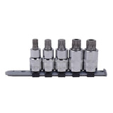 Max 5 Pieces 1/2" Socket Adapter Rust-proof 55mm Long Drill Bits Accessory Set