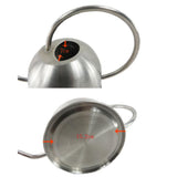 Max Maxb Long Nozzle Stainless Steel Watering Can Household Gardening Tools 1.5L
