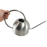 Max Maxb Long Nozzle Stainless Steel Watering Can Household Gardening Tools 1.5L