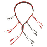 Max Maxb Hand Braided Paracord Hunting Duck Whistle Lanyard 65cm Red