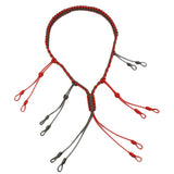 Max Maxb Hand Braided Paracord Hunting Duck Whistle Lanyard 65cm Red