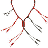 Max Maxb Hand Braided Paracord Hunting Duck Whistle Lanyard 65cm Red