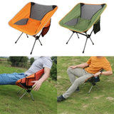 Max Maxb Portable Backpack Folding Chair for Camping,Fishing,Travel,Picnic Orange