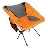 Max Maxb Portable Backpack Folding Chair for Camping,Fishing,Travel,Picnic Orange