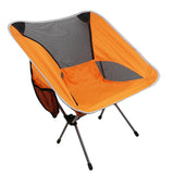 Max Maxb Portable Backpack Folding Chair for Camping,Fishing,Travel,Picnic Orange