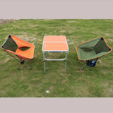 Max Maxb Portable Backpack Folding Chair for Camping,Fishing,Travel,Picnic Orange
