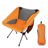 Max Maxb Portable Backpack Folding Chair for Camping,Fishing,Travel,Picnic Orange