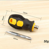 Max Maxb Short Handle Mini Magnetic Screwdriver Repair Tools 2 in 1