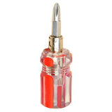 Max Maxb Short Handle Mini Magnetic Screwdriver Repair Tools 2 in 1 Crystal Model