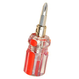 Max Maxb Short Handle Mini Magnetic Screwdriver Repair Tools 2 in 1 Crystal Model