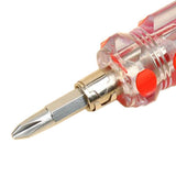 Max Maxb Short Handle Mini Magnetic Screwdriver Repair Tools 2 in 1 Crystal Model