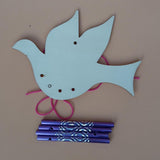 Max Wind Chimes Craft Kit for Kids to Paint DIY Snail Sunflower Butterfly Bird
