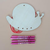 Max Wind Chimes Craft Kit for Kids to Paint DIY Snail Sunflower Butterfly Bird