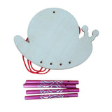 Max Wind Chimes Craft Kit for Kids to Paint DIY Snail Sunflower Butterfly Bird
