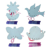Max Wind Chimes Craft Kit for Kids to Paint DIY Snail Sunflower Butterfly Bird