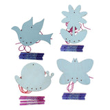 Max Wind Chimes Craft Kit for Kids to Paint DIY Snail Sunflower Butterfly Bird