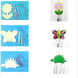 Max Wind Chimes Craft Kit for Kids to Paint DIY Snail Sunflower Butterfly Bird