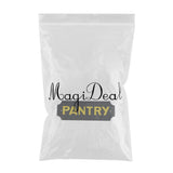 Max Black Statement Plaque Garden Wall Door Sign PANTRY