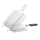 Max Portable Stainless Steel BBQ Barbecue Basket Grilling Net Cooking Fish/Meat