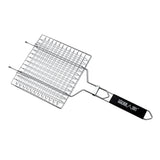 Max Portable Stainless Steel BBQ Barbecue Basket Grilling Net Cooking Fish/Meat