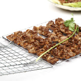 Max Portable Stainless Steel BBQ Barbecue Basket Grilling Net Cooking Fish/Meat