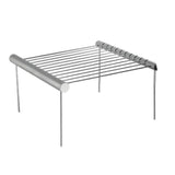 Max Poratble Aluminium Alloy Stainless Steel Folding Barbecue Grill for Outdoor