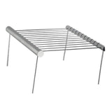 Max Poratble Aluminium Alloy Stainless Steel Folding Barbecue Grill for Outdoor