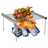 Max Poratble Aluminium Alloy Stainless Steel Folding Barbecue Grill for Outdoor
