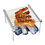 Max Poratble Aluminium Alloy Stainless Steel Folding Barbecue Grill for Outdoor