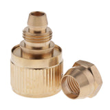 Max 3/8" Outdoor Gardening Tap Car Washing Hose Quick Connector Brass Adaptor