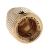 Max 3/8" Outdoor Gardening Tap Car Washing Hose Quick Connector Brass Adaptor