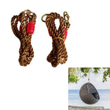 Max Maxb 2x Length Adjustable Nylon Swing Rope Kit STRONG Garden Hanging Tree Strap