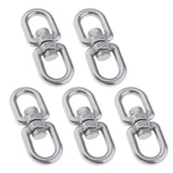 Max Stainless steel buckle universal ring 8-ring rotary buckle 5Pcs M6