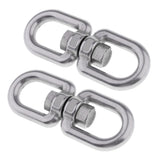 Max Stainless steel buckle universal ring 8-ring rotary buckle M6