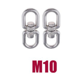 Max Stainless steel buckle universal ring 8-ring rotary buckle M10