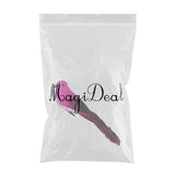 Max Colours Artificial Feather Foam Birds with Clamp Garden Tree Decor Pink
