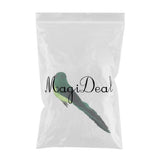 Max Colours Artificial Feather Foam Birds with Clamp Garden Tree Decor Green