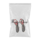 Max 2pcs Colours Artificial Feathered Foam Birds Garden Home Decoration Red