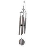 Max Aluminium 6 Tubes Wind Chimes Bells Windchime for Garden Yard Decors Silver