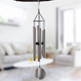 Max Aluminium 6 Tubes Wind Chimes Bells Windchime for Garden Yard Decors Silver