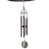 Max Aluminium 6 Tubes Wind Chimes Bells Windchime for Garden Yard Decors Silver