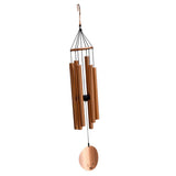 Max Aluminium 6 Tubes Wind Chimes Bells Windchime for Garden Yard Decors Golden