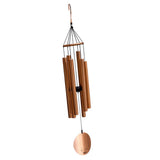 Max Aluminium 6 Tubes Wind Chimes Bells Windchime for Garden Yard Decors Golden