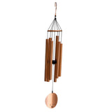 Max Aluminium 6 Tubes Wind Chimes Bells Windchime for Garden Yard Decors Golden